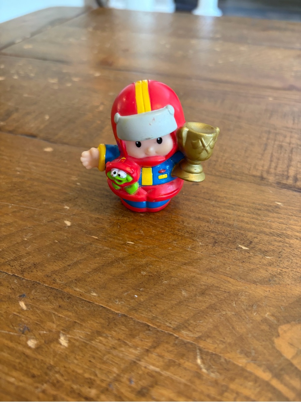 Fisher Price Little People racecar Eddie as is